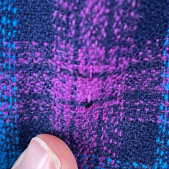 Pendleton Vintage Womens Wool Plaid Blazer Size 14 Corpcore Old Money Jacket - Picture 8 of 14